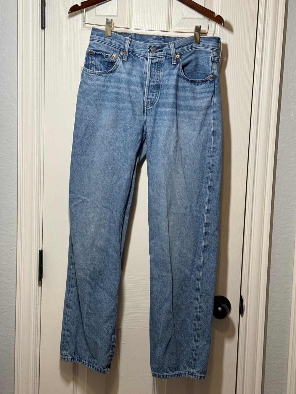 Levi’s 501 Premium Straight Leg Jeans Vintage Revival Red Tab Capital E Y2K